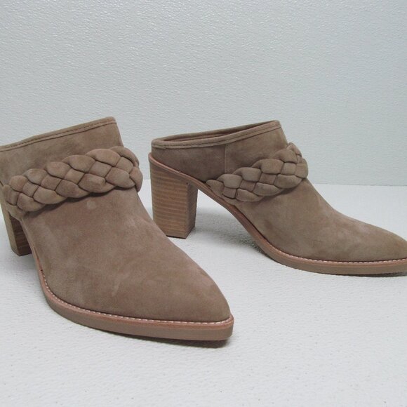 Dolce Vita Serla Truffle Suede Mules size 8M - Picture 5 of 9